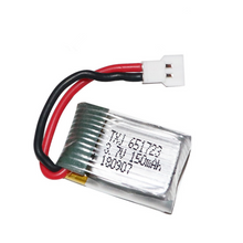 3.7V 150mAh 25C White Plug High Rate Discharge Polymer Lipo Battery&Charger Set for RC Drones 