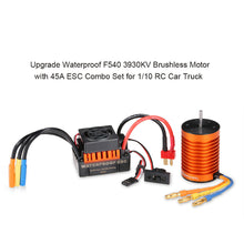 Surpass Hobby Waterproof F540 3930KV Brushless Motor +45A ESC For 1/10 Rc Car Parts