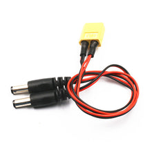 Lantian RC XT60 Male to DC 5.5 Dual Plug Power Cable For FatShark HD2/V3 FPV Goggles Battery
