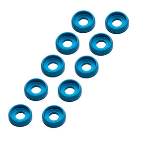10Pcs RJXHOBBY Aluminum Alloy Washer Gasket Finsh Cap for M2 M2.5 M3 Round Hex Head Caps Screws