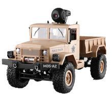 Fayee FY001 1/16 2.4G 4WD Rc Car 720P 0.3MP WIFI FPV Brushed Off-road Military Truck W/ LED Light 