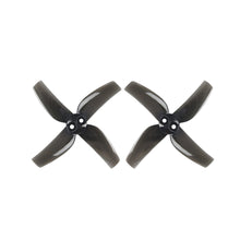 LDARC 51mm-4blades Racer Propeller 1.5mm Hole Diam Clear Black With M2 Screw Fixing 