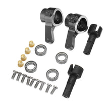 WPL Truck Update Metal Front Gear Bridge Axle Set For B1 B24 B16 C24 1/16 4WD 6WD RC Car Parts