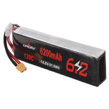 URUAV 14.8V 6200mAh 120C 4S Lipo Battery XT60 Plug for RC Drone