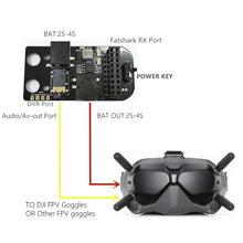 URUAV 5.8G RX PORT 3.0 DJI Digital FPV Goggles Simulation Receiver Board for DJI Fatshark FPV Goggles