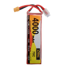 ZOP Power 14.8V 4000mAh 70C 4S Lipo Battery XT60 Plug for RC Racing Drone