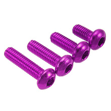 40PCS 7075 M3*6 M3*8 M3*10 M3*12 Screws Purple Red Blue Gold Green Orange for RC Drone FPV Racing