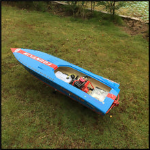 26I PE 2.4G 118cm FRP 15kg Servo 30C C Motor Waterproof Oil Electric Power RC Boat High Speed 85Km/h