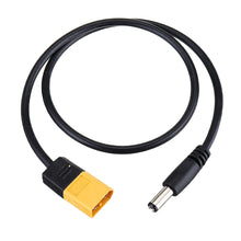 HJ XT60 Bullet Connector to Male DC5521 DC5525 Rubber Power Cable for T12 TS100 Electric Soldering Iron