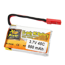 ZOP Power 3.7V 850mAh 1S 45C Lipo Battery JST Plug
