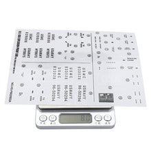 HG P602 1/12 RC Car Model Spare Parts DIY Stickers Decals Sheet for Body Accessory 