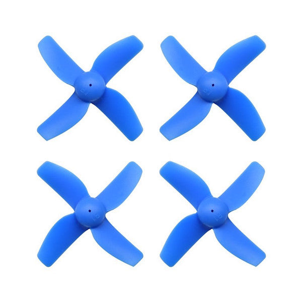 4 Pairs HB31 31mm 4-blade Propeller 1.0mm Mounting Hole for RC Drone 0603 Brushless Motor