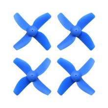 4 Pairs HB31 31mm 4-blade Propeller 1.0mm Mounting Hole for RC Drone 0603 Brushless Motor