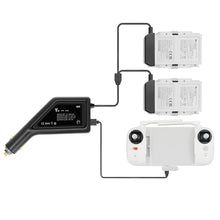 YX 3-in-1 Dual Battery With USB Remote Controller Car Charger Outdoor Smart Charging Device for FIMI X8 SE