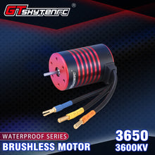 GTSKYTENRC 3650 3600/5200KV Brushless Waterproof Motor for 1/8 1/10 RC Car Truck Parts