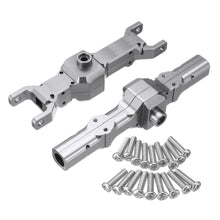 Metal Front+Rear Bridge Axle Shell Set For WPL HengLong 1/16 Military Truck RC Car Part