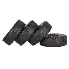 4Pcs AUSTAR AX-5020B 1.9 Inch 1/10 Rock Crawler Tires with Metal Hub for Traxxas SCX10 AXIAL RC Car