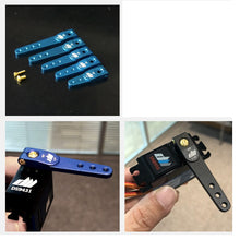 DUALSKY Half Servo Arm CNC Metal 1.25/1.5/1.75 Inch for 25T Servo 3D RC Airplane Gasoline Engine UAV Robot Boat Car