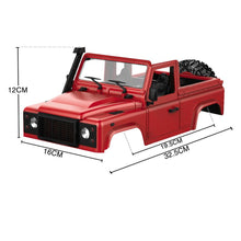 MN-90 1/12 Rc Spare Parts Car Body Shell with Tire 