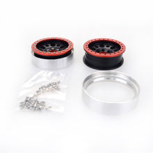 2PCS ZD Racing 2.2 inch Alloy Wheel Rim Hub Aluminum Beadlock for 1/10 RC Car Crawler Axial SCX10 