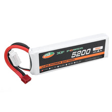 XF POWER 7.4V 5200mAh 60C 2S Lipo Battery T Plug for 1/8 1/10 RTR RC Car