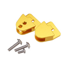 URUAV WPL 2Pcs Metal Earring For WPL B14 B24 B24 1/16 RC Car Parts Gold 