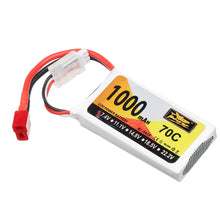 ZOP Power 7.4V 1000mAh 70C 2S Lipo Battery T Plug for Wltoys V912 V912 V262 V353 Helicopter