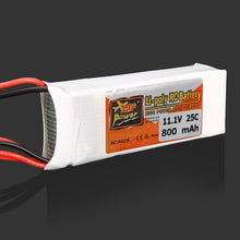 ZOP Power 11.1V 800MAH 3S 25C Lipo Battery JST Plug