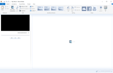Windows Movie Maker - video editing software program by Microsoft
